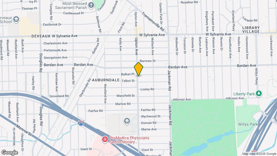 3712 Upton Ave Mapa y Detalles de la Ubicación