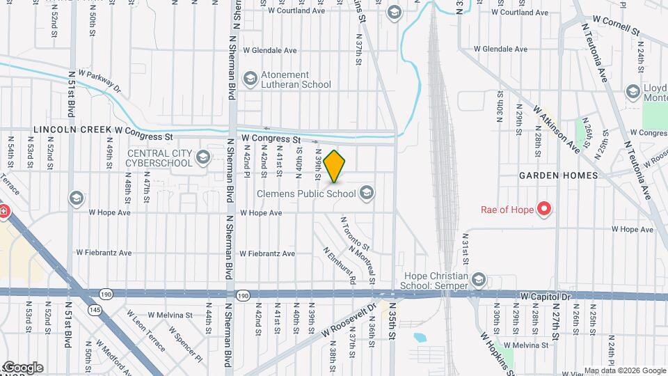 4264-4266-4266 N Sercombe Rd Map and Location Details