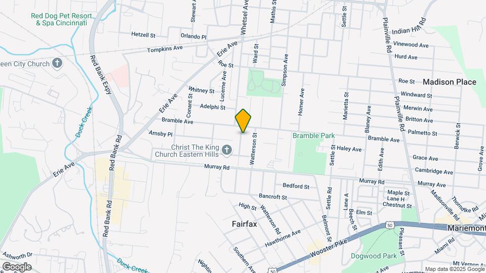 4206 Whetsel Ave Mapa y Detalles de la Ubicación