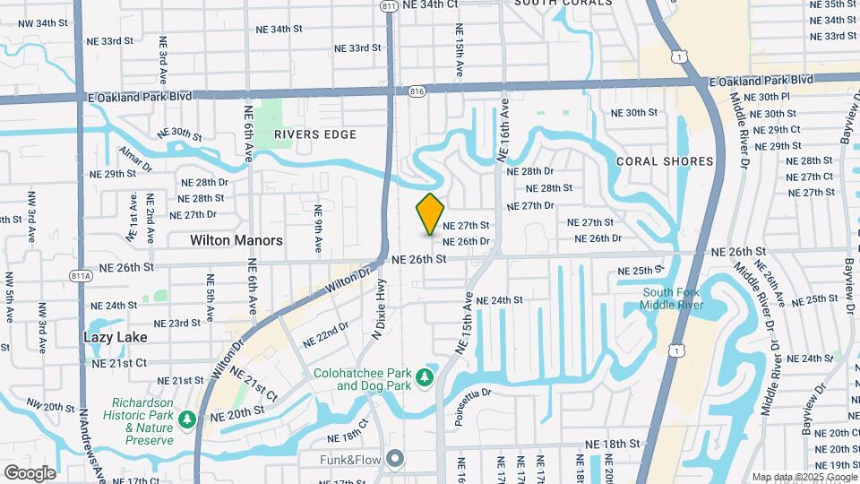 2617 NE 14th Ave, Unit #306 Map and Location Details