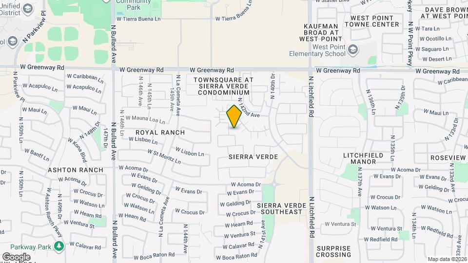 14210 W Mauna Loa Ln Mapa y Detalles de la Ubicación