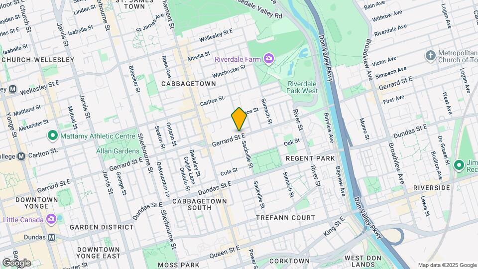 360 Gerrard St E Map and Location Details