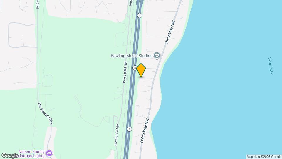 6991 Chico Way NW Map and Location Details