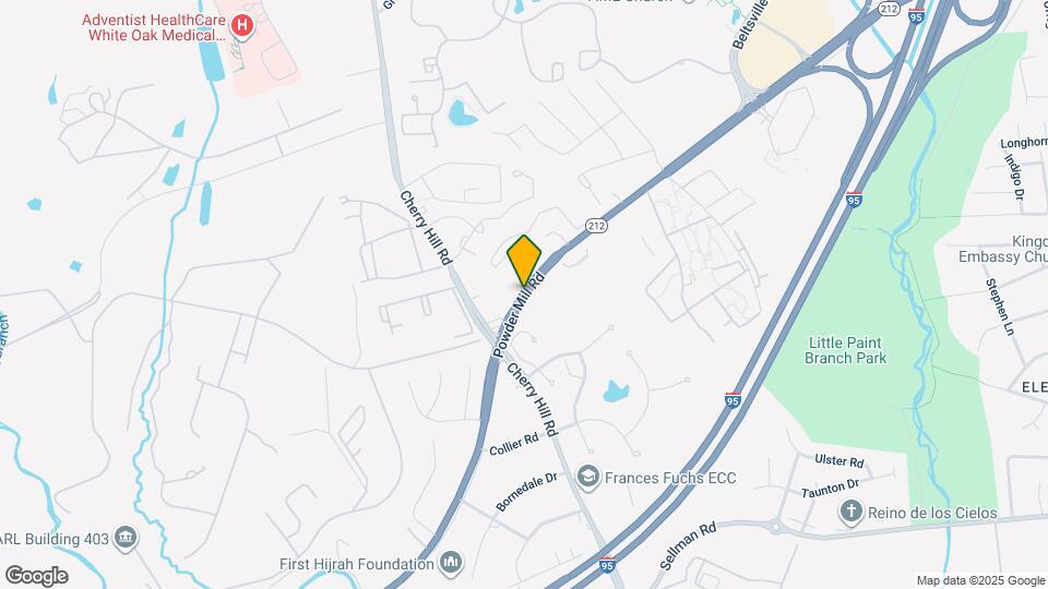 3500 Powder Mill Rd Map and Location Details