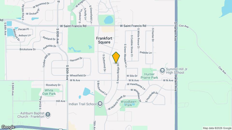 20560 S Acorn Ridge Dr Mapa y Detalles de la Ubicación
