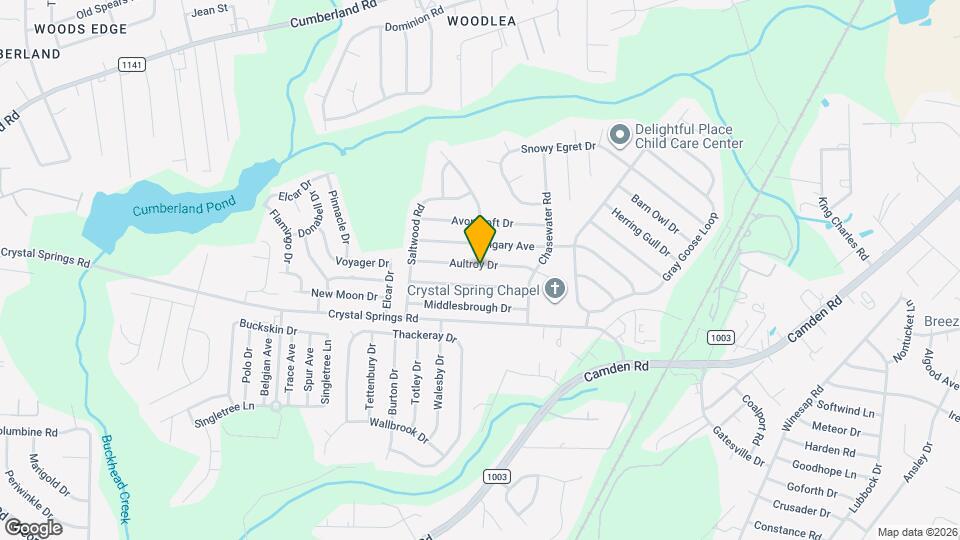 1441 Aultroy Dr Map and Location Details