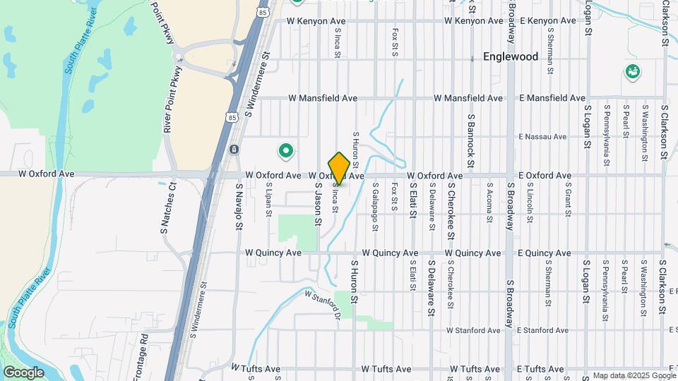 4120 S Inca St, Unit Alleyway - Garden Apt Mapa y Detalles de la Ubicación