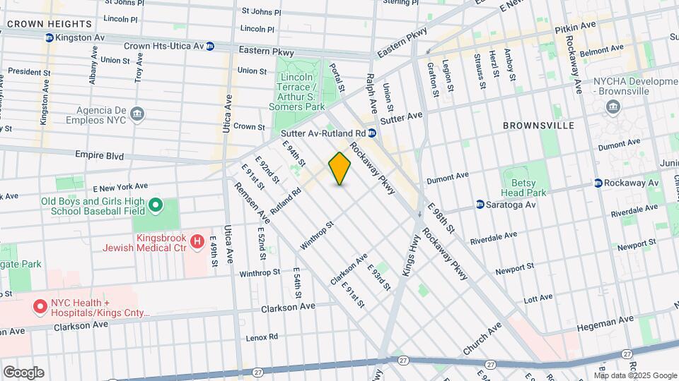 138 E 95th St Mapa y Detalles de la Ubicación