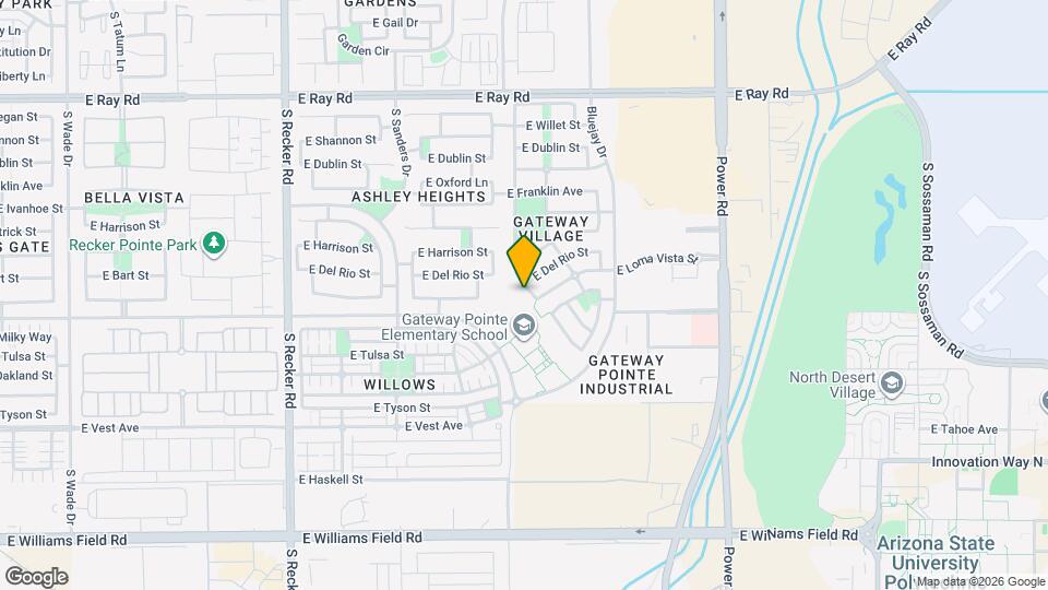 1956 S Falcon Dr Map and Location Details