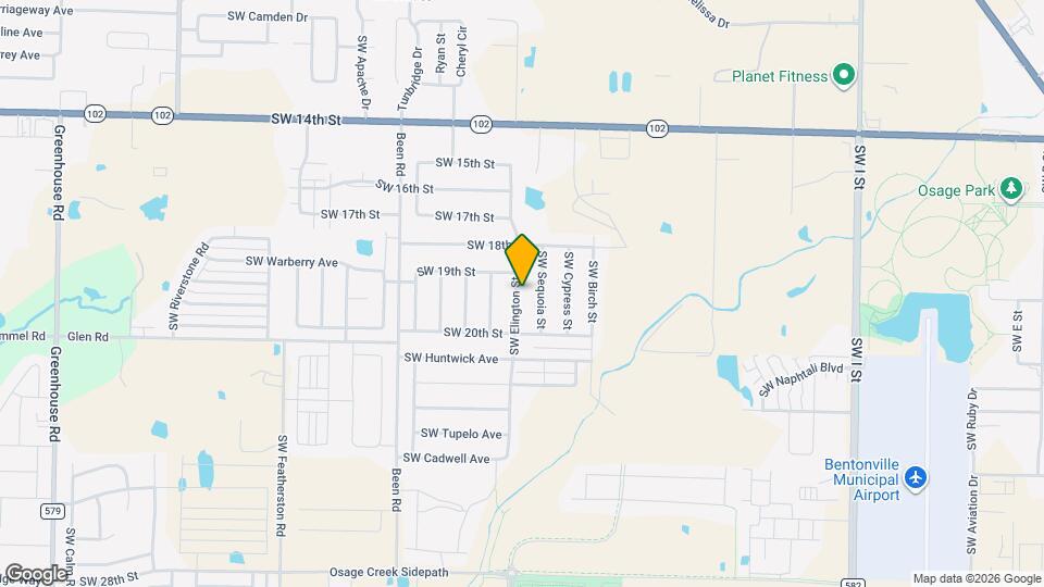 1905 SW Elington St Map and Location Details