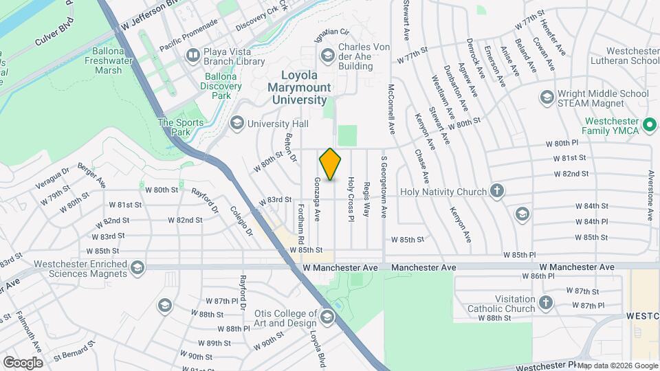 8119 Loyola Blvd, Unit 1A Map and Location Details