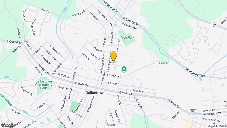 322 E King St Map and Location Details