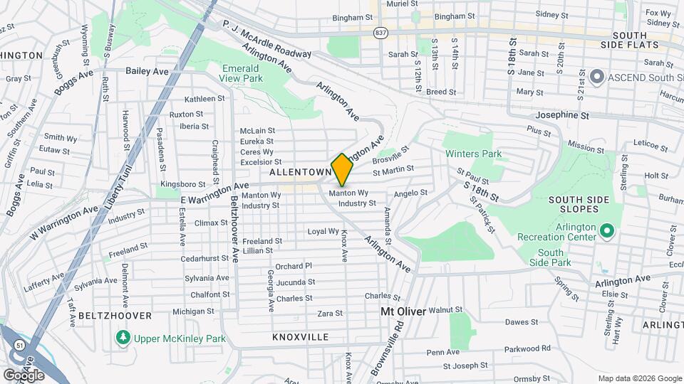 925 Manton Wy Map and Location Details