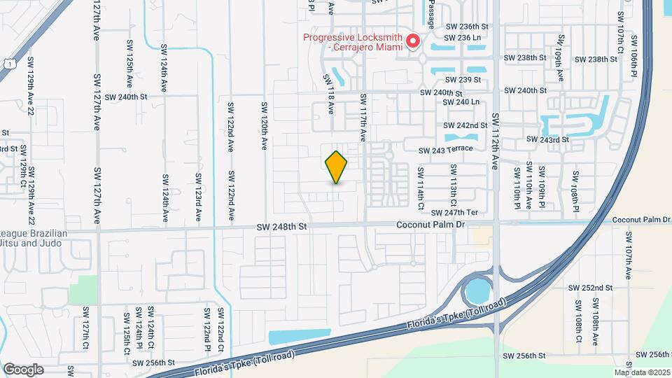 11795 SW 246 Terrace Map and Location Details