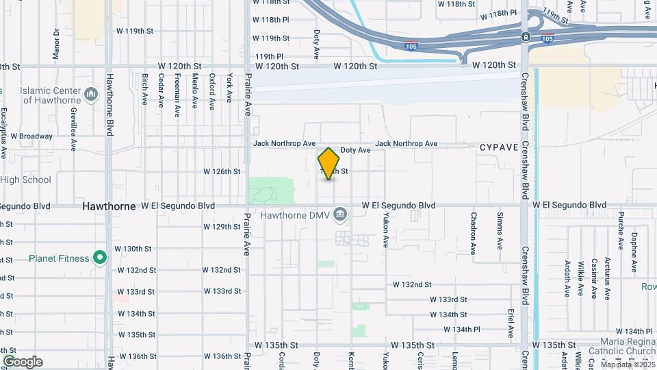 12623 Fonthill Ave Map and Location Details