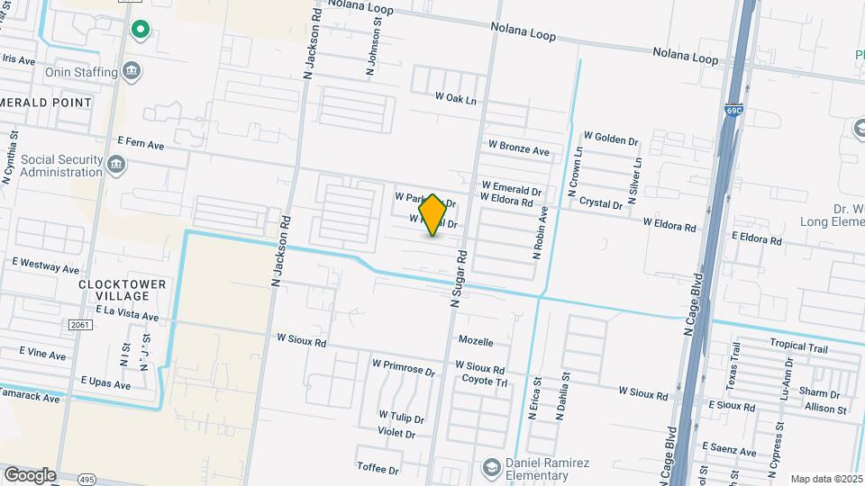 1401 W Heritage Dr, Unit 1 Map and Location Details