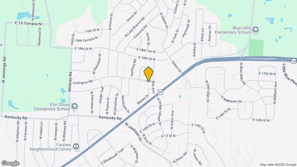 18909 Lexington Rd Map and Location Details