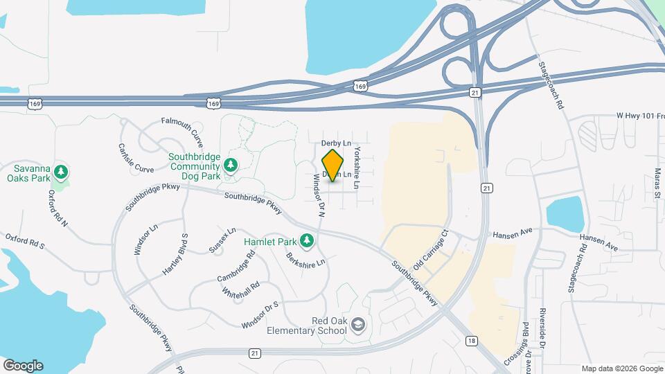 7483 Hampton Ln Map and Location Details