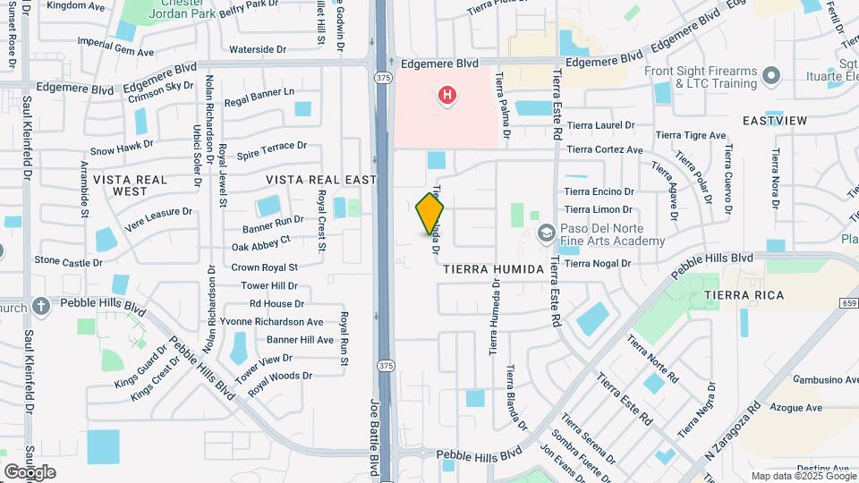 3029 Tierra Salada Dr Map and Location Details