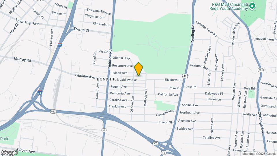 1412 Laidlaw Ave Map and Location Details