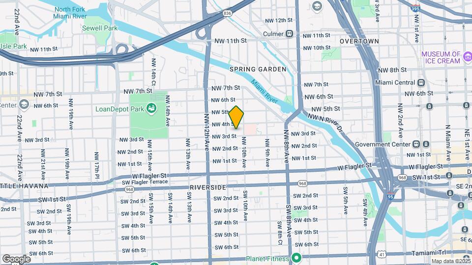 1029 NW 3rd St Map and Location Details