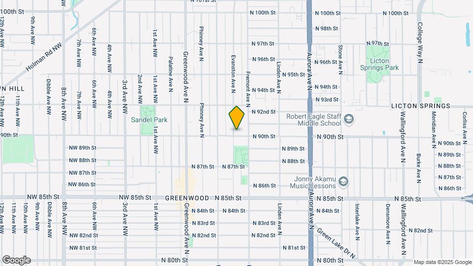 604 N 90th St Map and Location Details