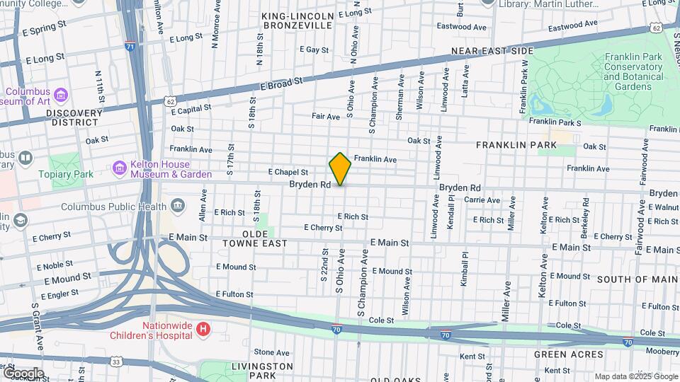 1075 Bryden Rd-Unit -Apt. 1C Map and Location Details