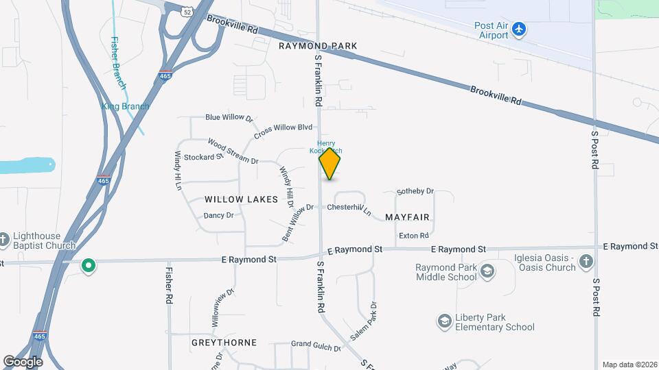 8036 Chesterhill Way Map and Location Details