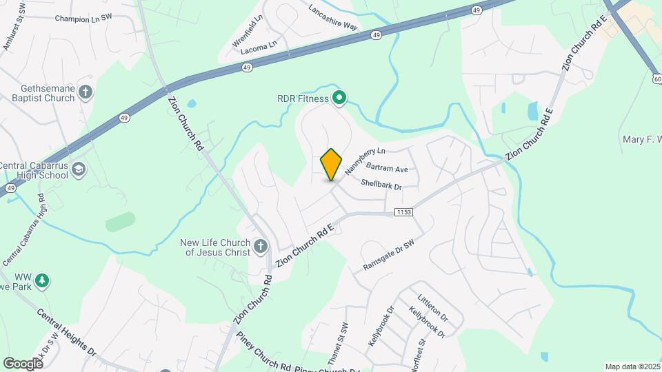 673 Nannyberry Ln Map and Location Details