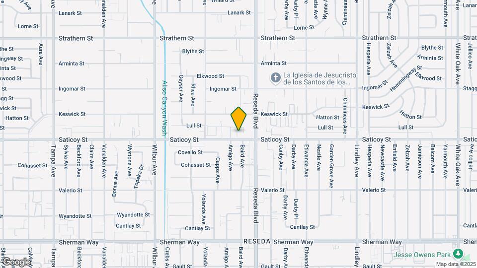 18547 Saticoy St Mapa y Detalles de la Ubicación