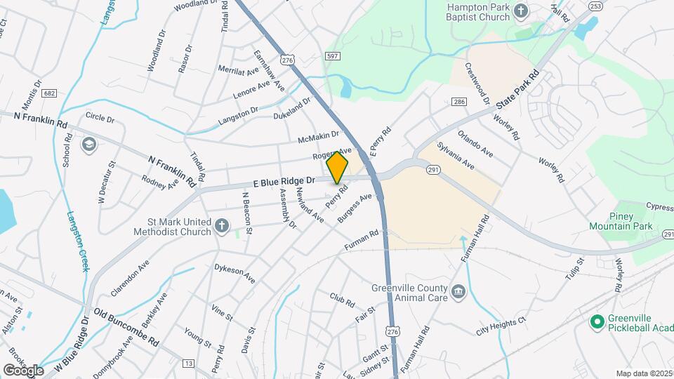 801 Perry Rd Map and Location Details