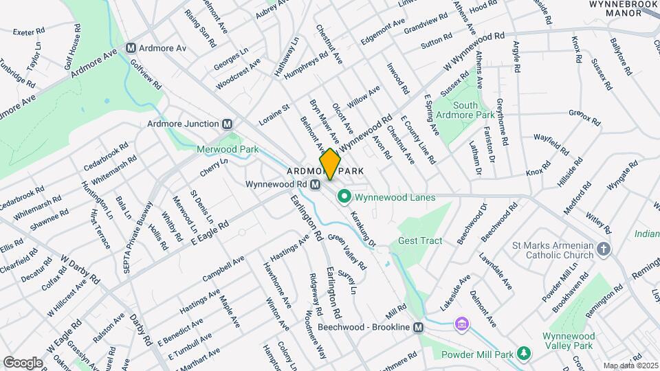 2321 Haverford Rd, Unit 2-D Mapa y Detalles de la Ubicación