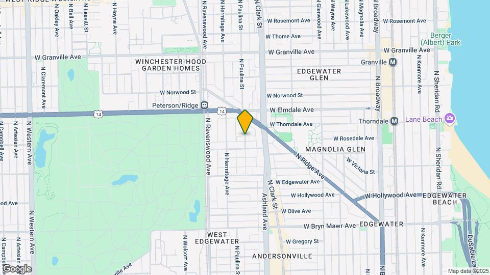 5932 N Paulina St, Unit G Mapa y Detalles de la Ubicación