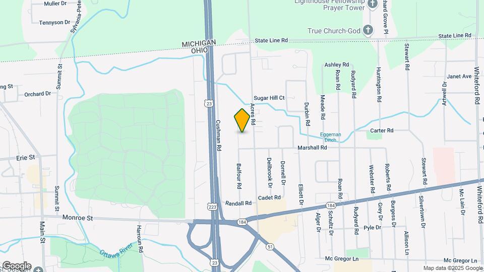 5830 Balfour Rd Map and Location Details