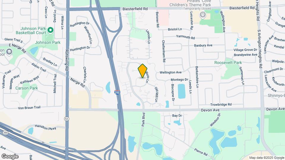 842 Spring Creek Ct Map and Location Details