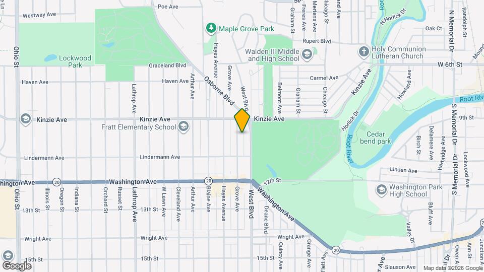 937 Grove Ave Map and Location Details