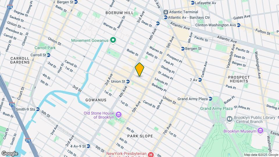 712 Sackett St Map and Location Details