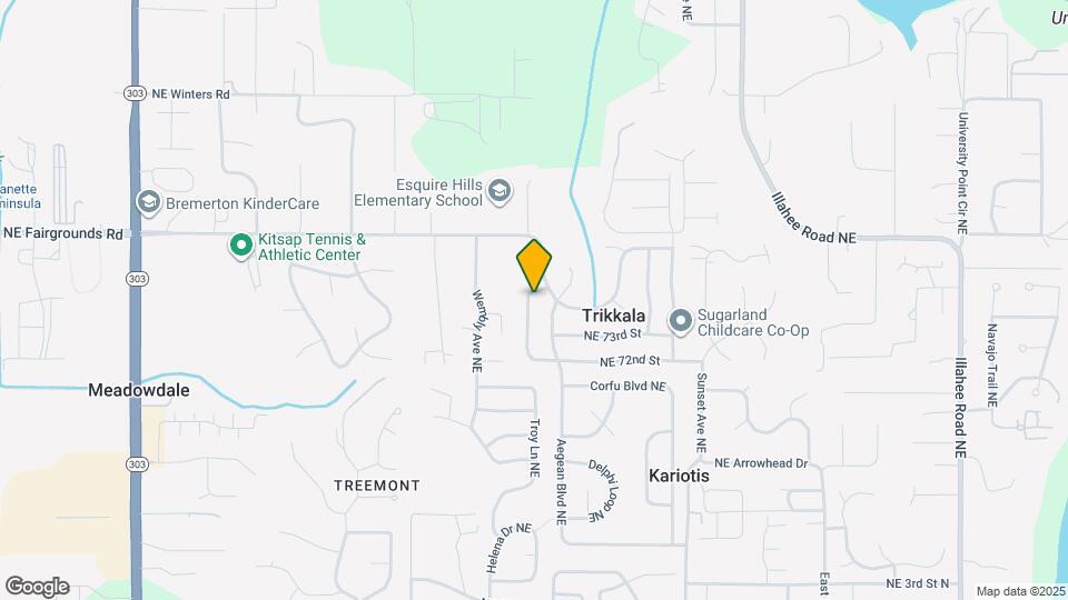 7440 Thasos Ave NE Map and Location Details