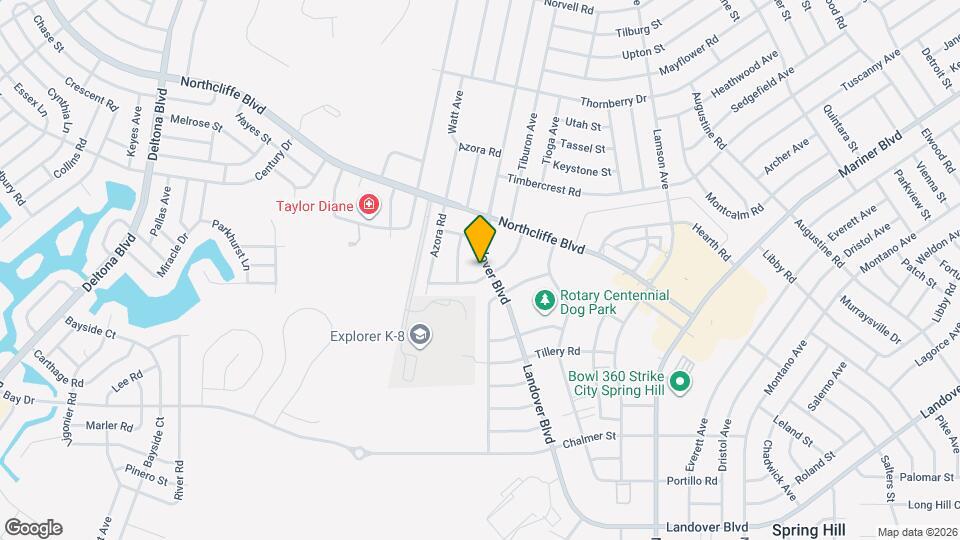 2634-2640 Landover Blvd Mapa y Detalles de la Ubicación