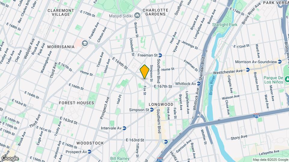 1124 Fox St Mapa y Detalles de la Ubicación
