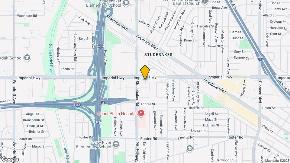 11026 Imperial Hwy. Map and Location Details