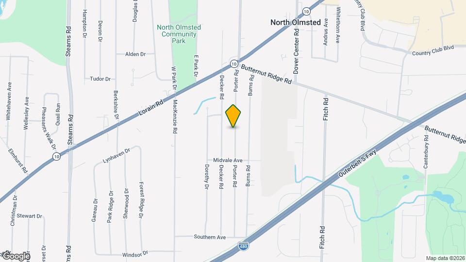 5608 Porter Rd Map and Location Details