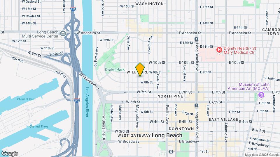 822 Magnolia Ave Mapa y Detalles de la Ubicación