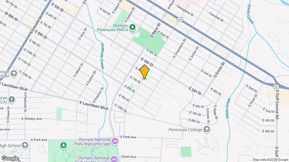 615 S Washington St Map and Location Details