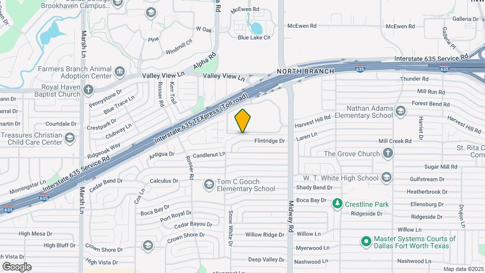 4031 Flintridge Dr Map and Location Details