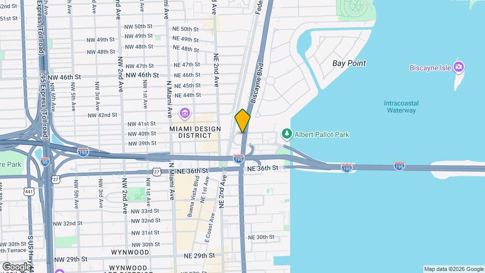 3886 Biscayne Blvd Map and Location Details