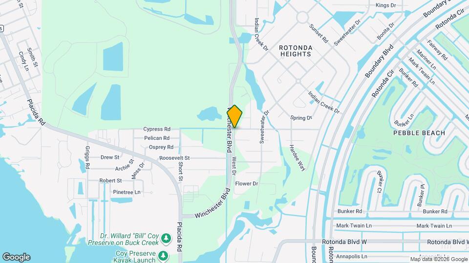 195 West Dr Map and Location Details