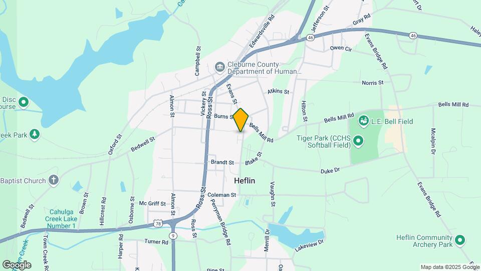 Heflin Hills Apartments Map and Location Details