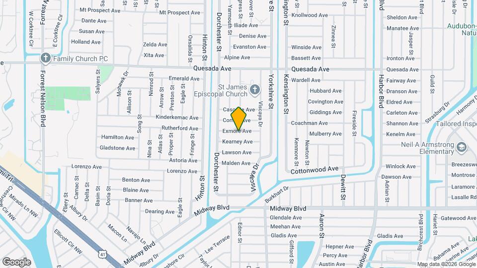 21019 Exmore Ave Mapa y Detalles de la Ubicación