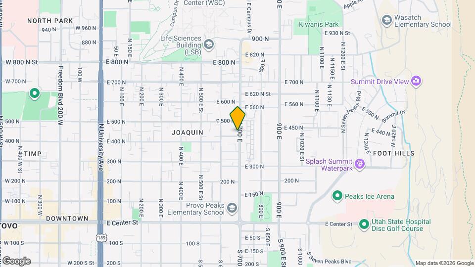 695 E 420 N St Map and Location Details